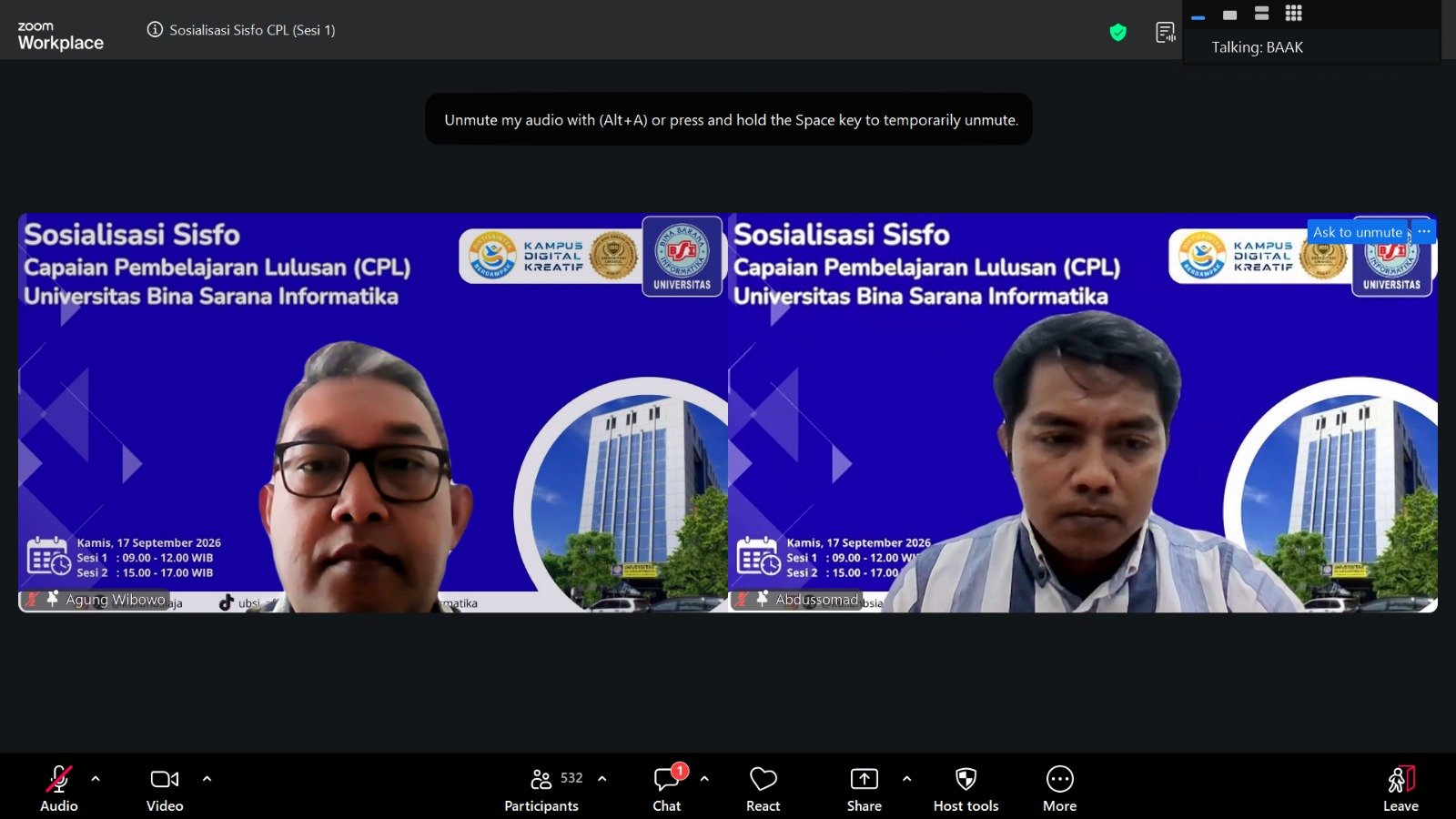 Sosialisasi Sisfo CPL