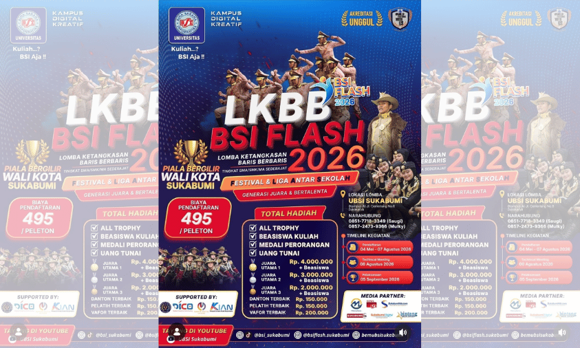 H-4 LKBB BSI FLASH 2026, Piala Bergilir Wali Kota Sukabumi Siap Diperebutkan | Doc. Istimewa
