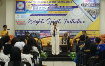 Pepi Aprilia Ajak Maba UBSI Berani Eksplorasi Sejak Kuliah