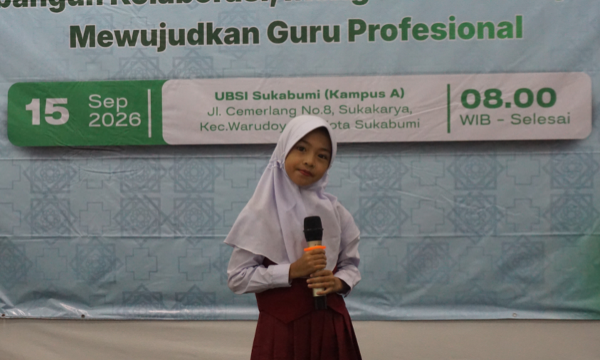 Zea MIN 3 Sukabumi Tampil Percaya Diri di Launching KKG MI