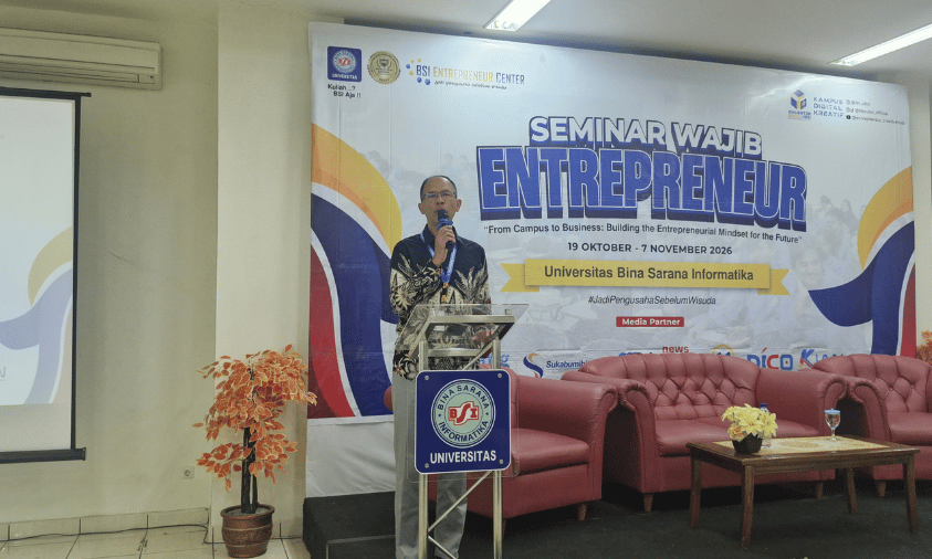 Seminar Entrepreneur UBSI Sukabumi: From Campus to Business