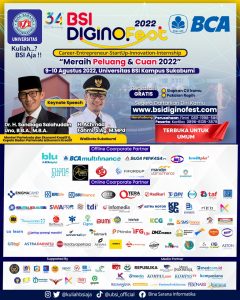 Yuk Wargi Sukabumi, Intip Puluhan Perusahaan Hadiri BSI Diginofest 2022